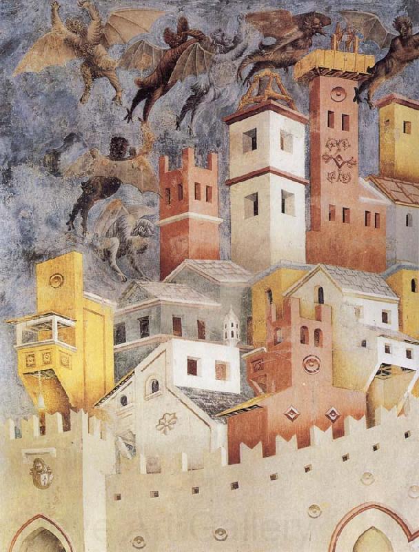 GIOTTO di Bondone The Devils Cast our of Arezzo Spain oil painting art